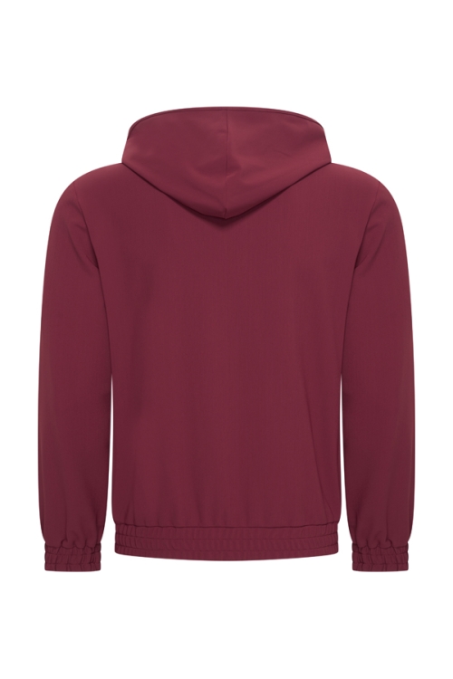 Alternative view of Mi Piace Heren - Men Jack Hooded - Burgundy