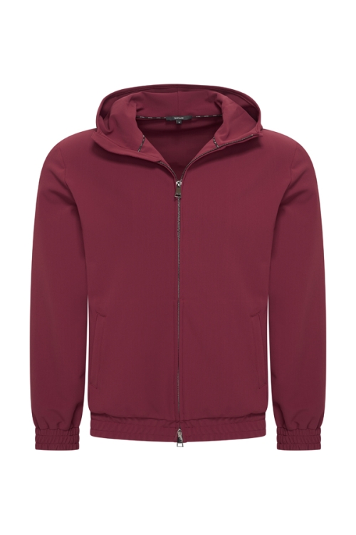 Mi Piace Heren - Men Jack Hooded - Burgundy
