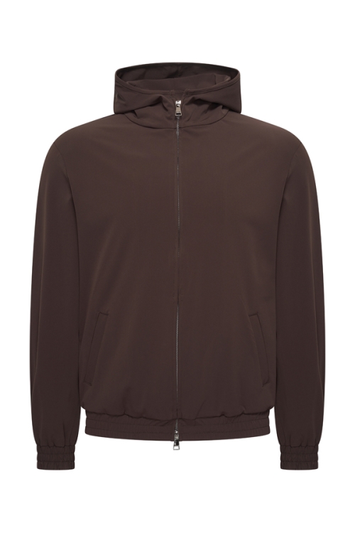 Mi Piace Heren - Men Jack Hooded - Espresso