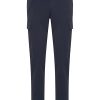 Mi Piace Heren - Men Trousers Straight Cargo - Dark Blue
