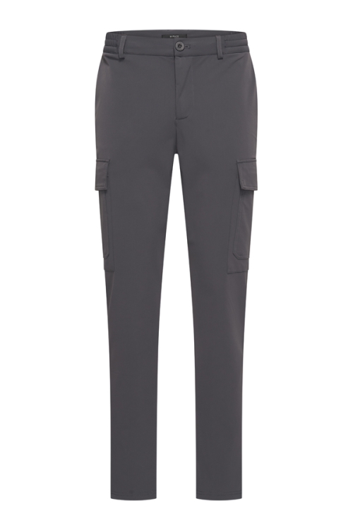 Mi Piace Heren - Men Trousers Straight Cargo - Dark Grey