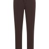 Mi Piace Heren - Men Trousers Pintuck Seam - Espresso