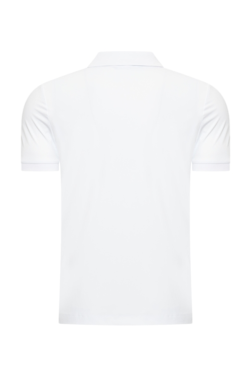 Alternative view of Mi Piace Heren - Men Zip Polo Shirt - White