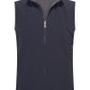 Mi Piace Heren - Men Gilet Reversible - Dark Blue / Dark Grey
