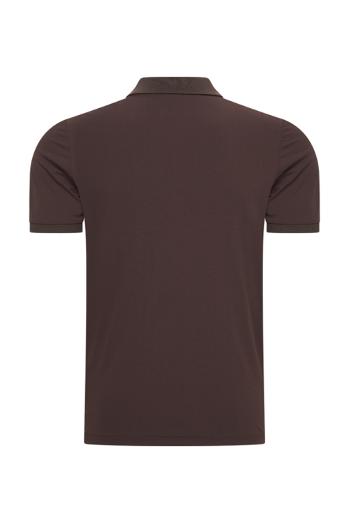 Alternative view of Mi Piace Heren - Men Polo Shirt - Espresso