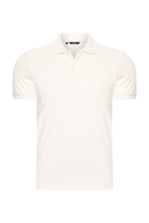 Mi Piace Heren - Men Polo Shirt - Off White