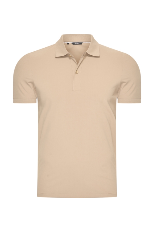 Mi Piace Heren - Men Polo Shirt - Latte