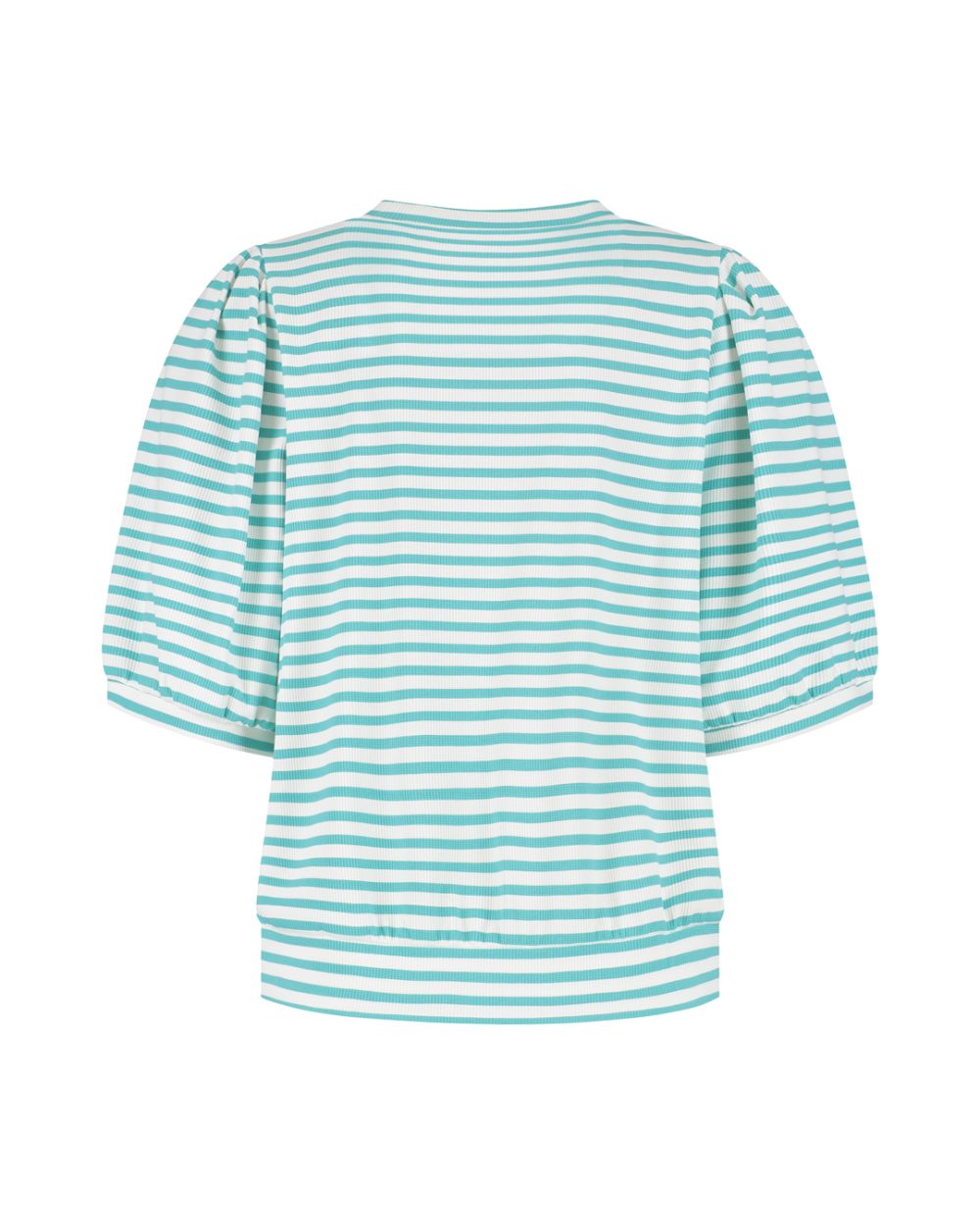 Lady Day - Amie Structure Travelstof Top - White/atlantis