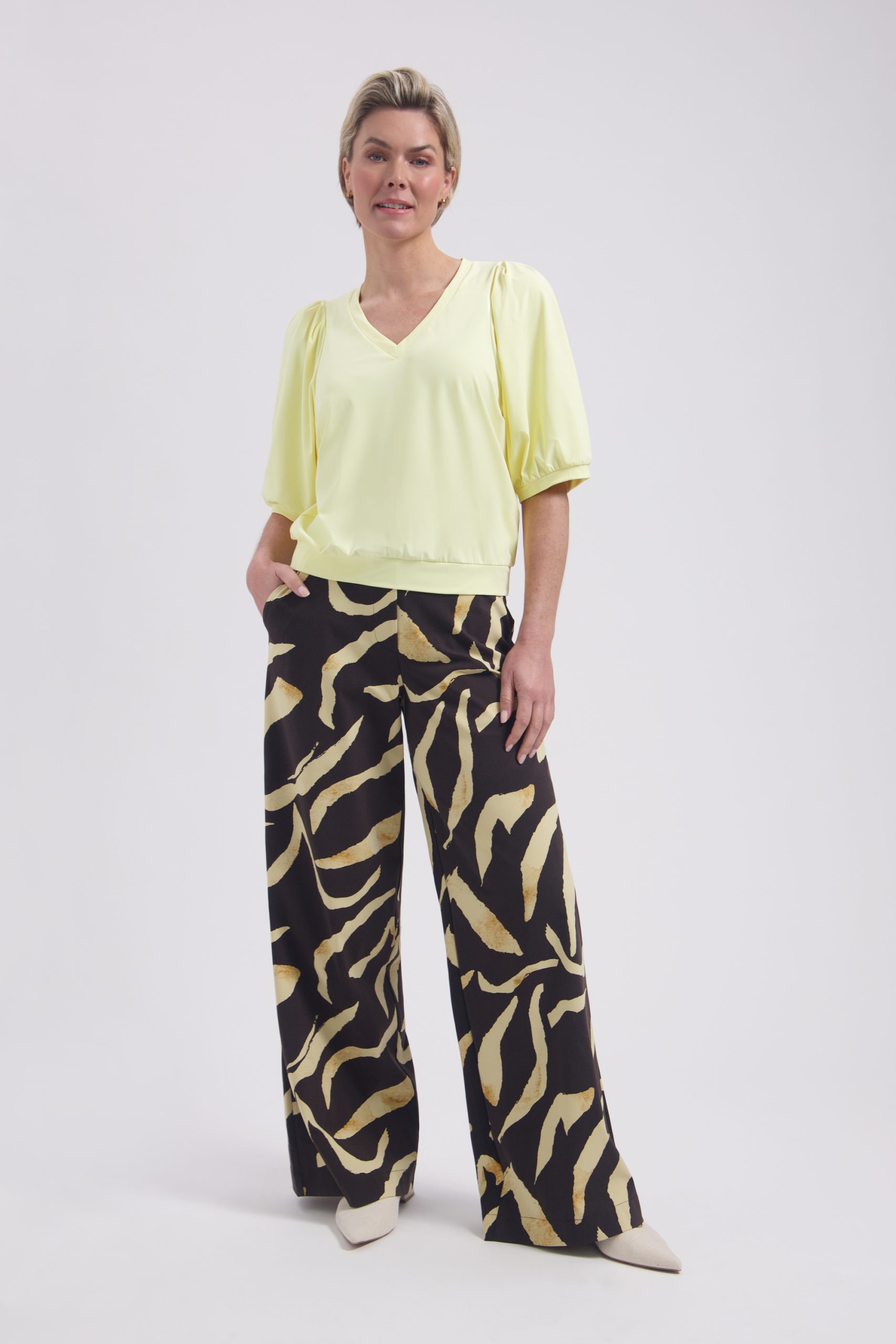 Lady Day - Mille Travel Trousers - Pania print