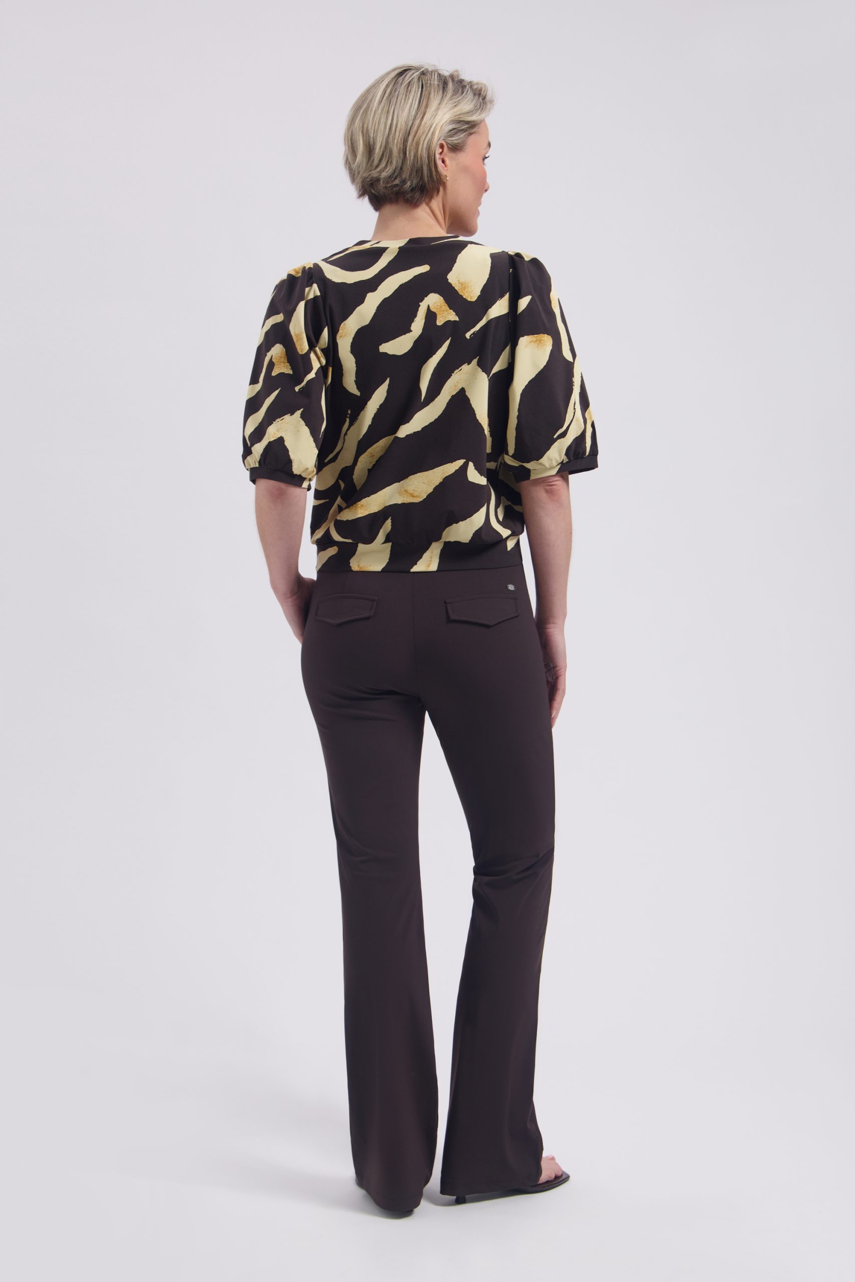 Lady Day - Amie-V Top - Pania print