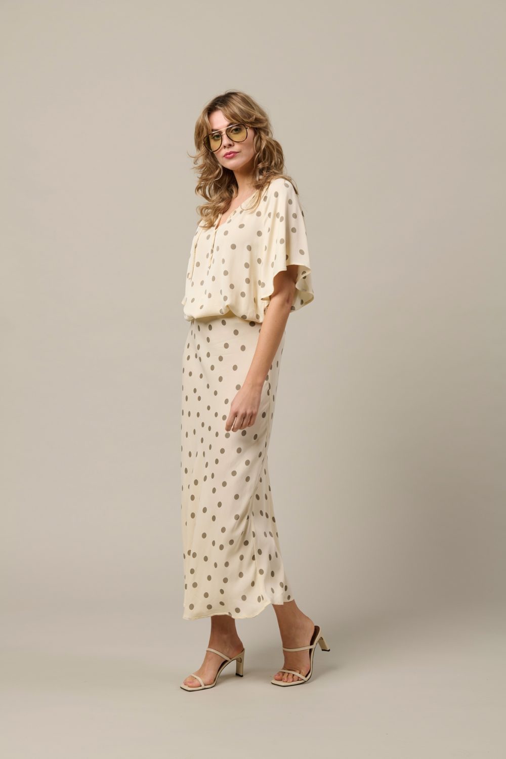 &Co Woman - Axelle Dot - Vanilla Khaki
