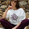 &Co Woman - Leaf - Off White