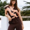 &Co Woman - Valetta Zigzag - Chocolate