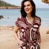 &Co Woman - Amelie Weave - Claret multi