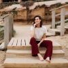 &Co Woman - Tosca - Vanilla - Claret 2