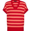 Mi Piace - Pullover Stripe - Coral | Red