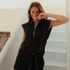 Kimara - Mia Top - Black | Morgen in huis!