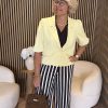 Lady Day - Sarah Travel Blazer - Butter yellow