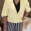 Lady Day - Sarah Travel Blazer - Butter yellow
