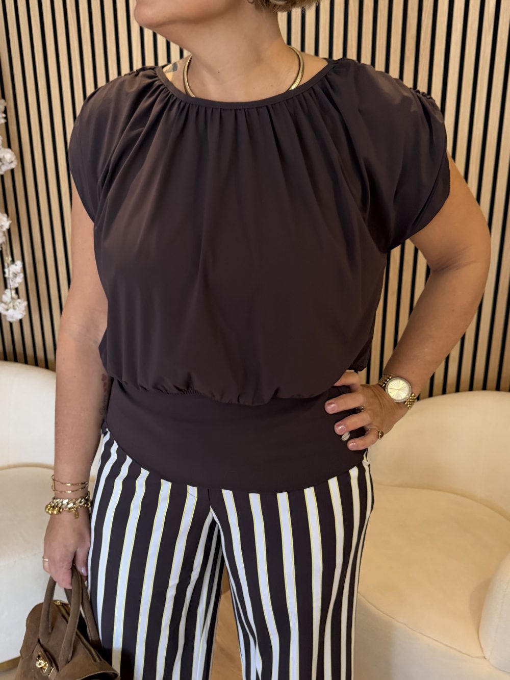 Lady Day - Maxie Top - Dark Brown