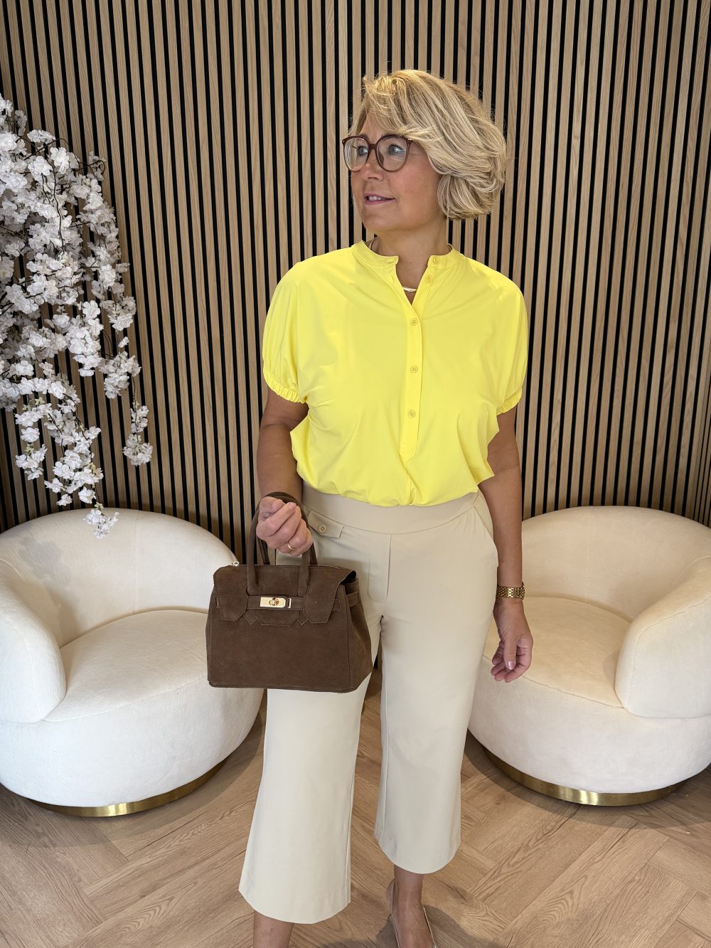 Lady Day - Silver Top - Yellow