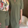 Mi Piace - Polo Dress - Olive