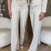 Mi Piace - Trousers Straight Heavy Structure Print - Kit
