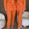 Mi Piace - Skinny Trousers - Orange