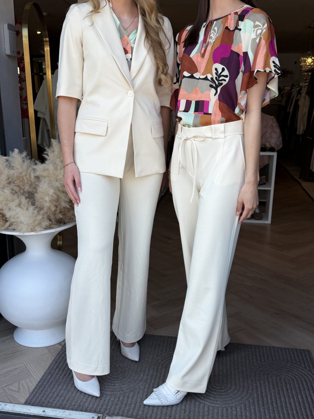 &Co Woman - Axelle Art Leaf - Plum multi