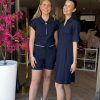 Triple Nine - Dress short sleeves with zip - Black