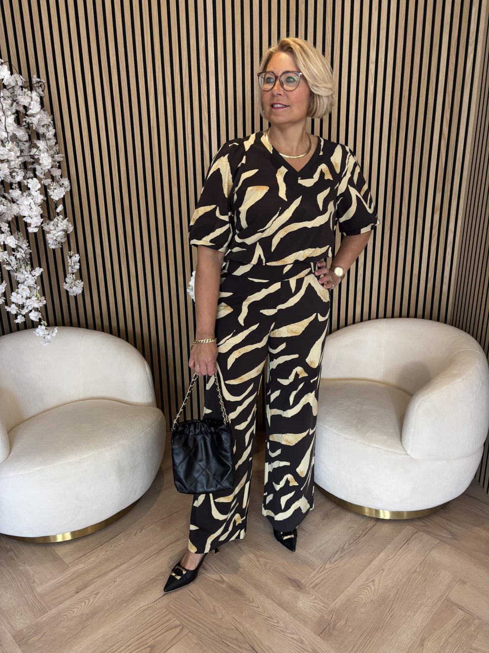 Lady Day - Mille Travel Trousers - Pania print