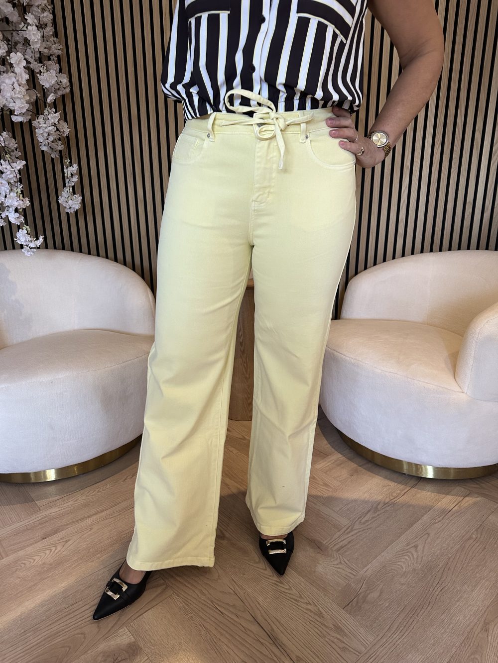 Lady Day - Faith Travel Trousers - Butter yellow