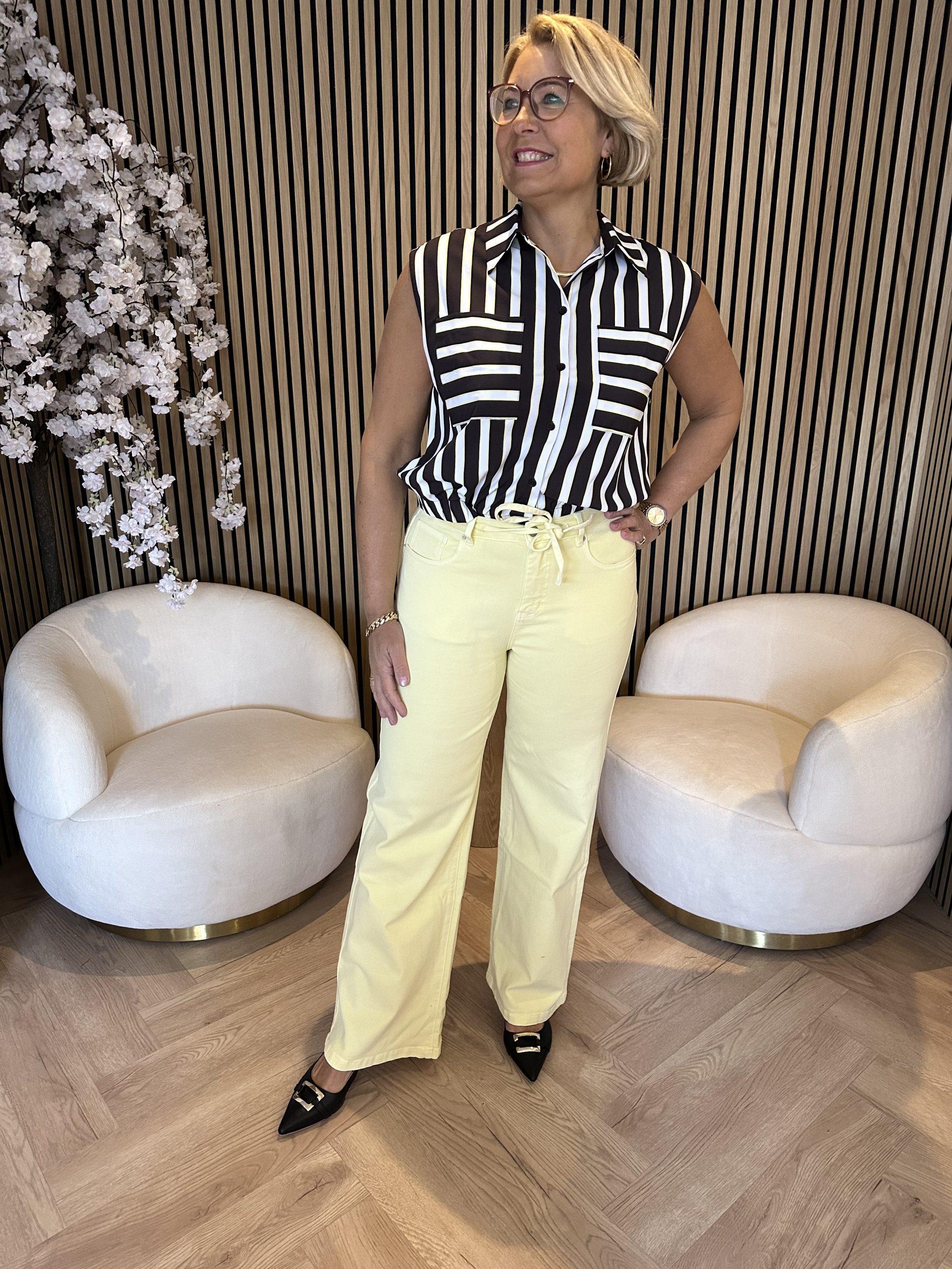 Lady Day - Faith Travel Trousers - Butter yellow