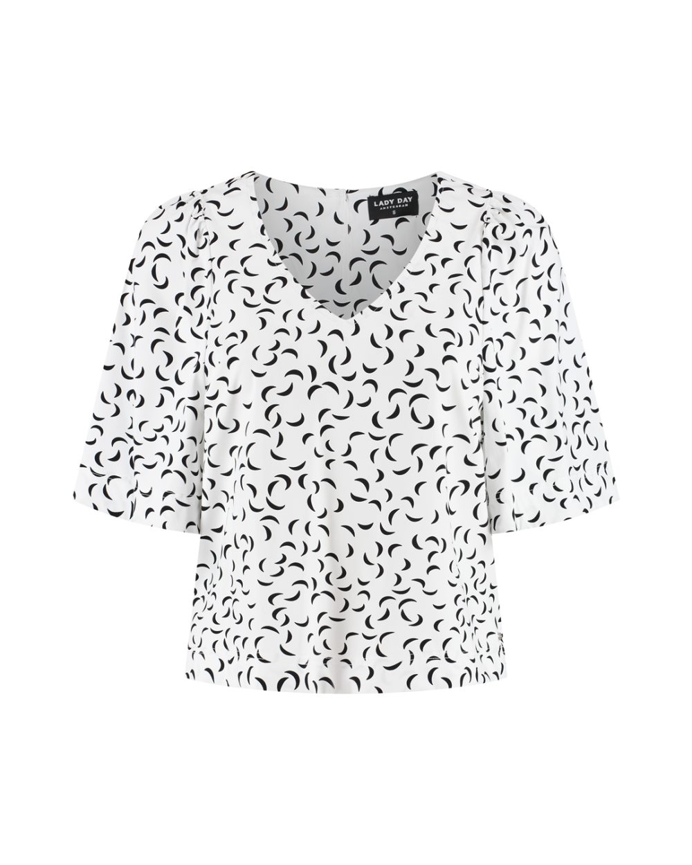 Lady Day - Jason Travelstof Top - Ebba print