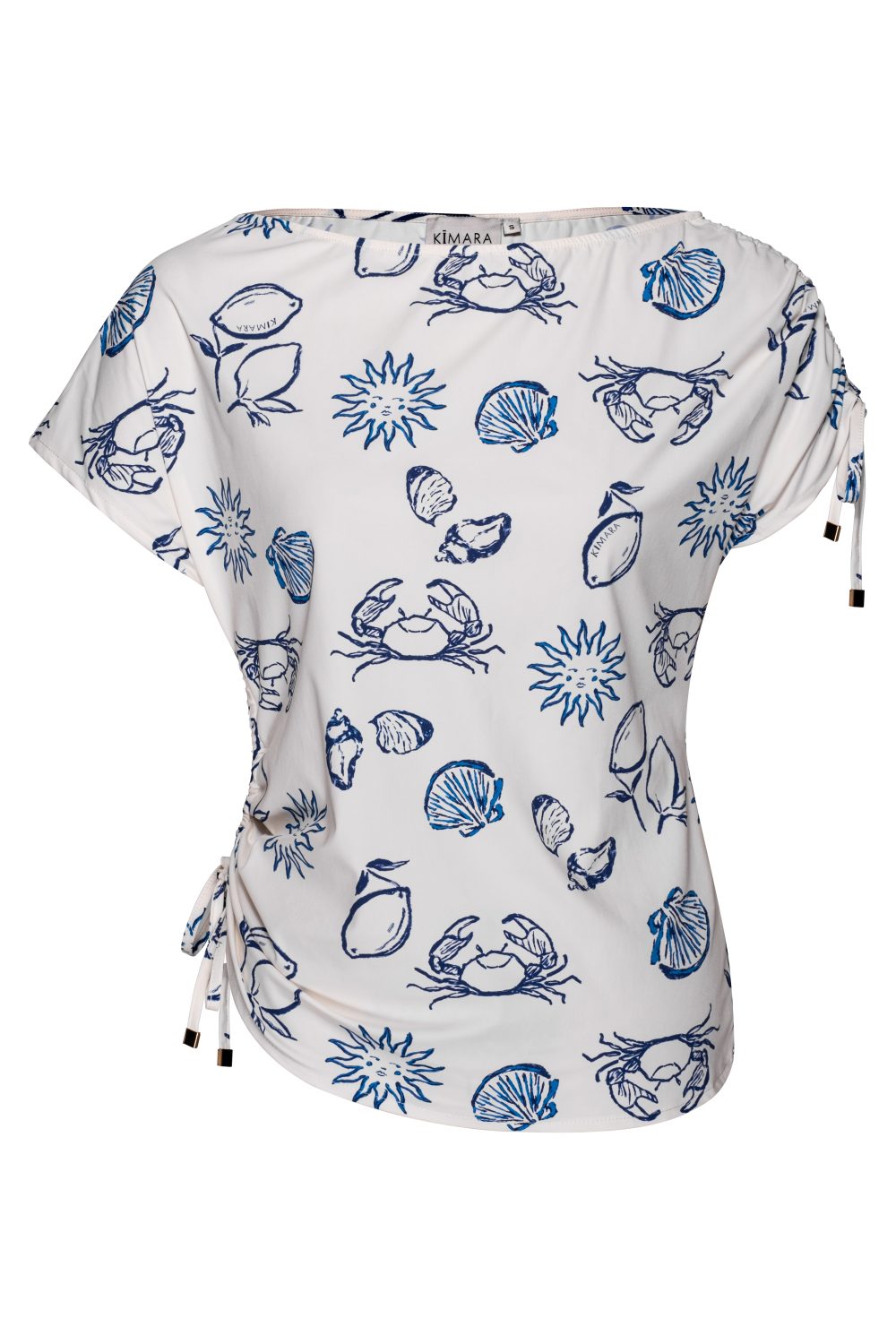 Kimara - Monica Top - Azzurro Sicillia | Morgen in huis!