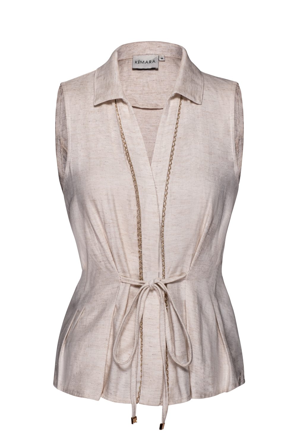 Kimara - Flora Gilet - Creme | Morgen in huis!