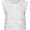 Kimara - Amaia Gilet - White | Morgen in huis!