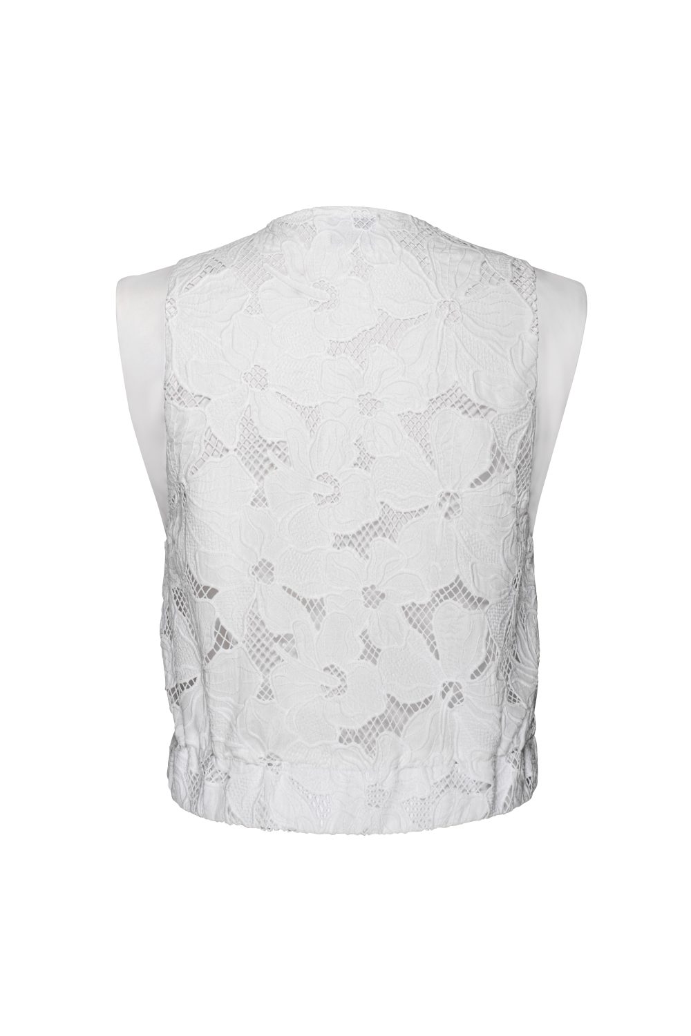 Kimara - Amaia Gilet - White | Morgen in huis!