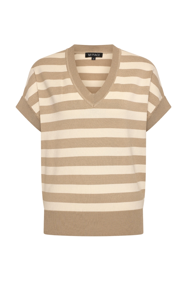 Mi Piace - Pullover Stripe - Latte | Kit
