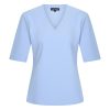 Mi Piace - T Shirt V Neck - Lavender Blue