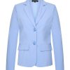 Mi Piace - Blazer Kort Travelstof - Lavender Blue