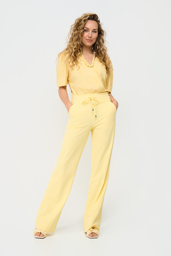 Mi Piace - Broek Straight - Lemon Yellow
