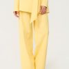 Mi Piace - Blazer Belted - Lemon Yellow
