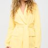 Mi Piace - Blazer Belted - Lemon Yellow
