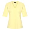 Mi Piace - T Shirt V Neck - Lemon Yellow