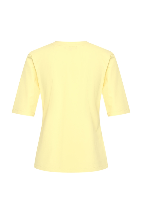 Mi Piace - T Shirt V Neck - Lemon Yellow