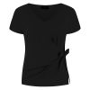 Lady Day - Lorain Travelstof Top - Black