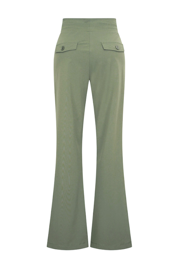 Mi Piace - Broek Straight - Olive