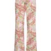 Mi Piace - Trousers Straight Heavy Pencil Branches Print - Kit