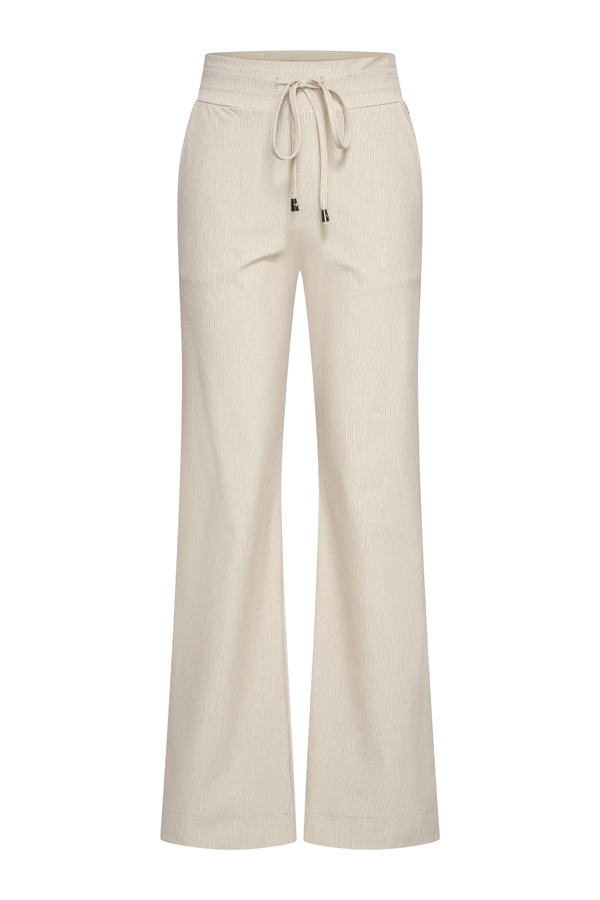 Mi Piace - Trousers Straight Heavy Structure Print - Kit